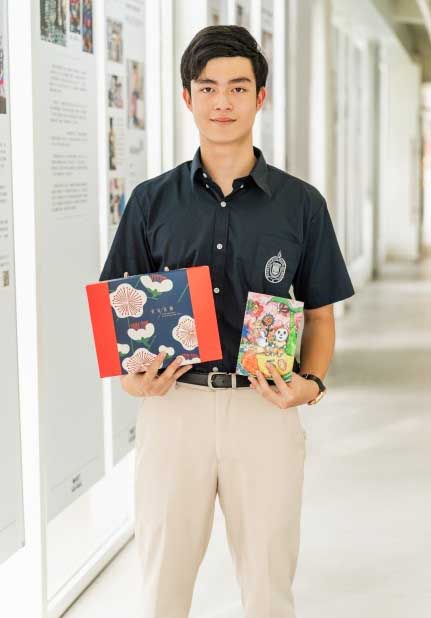 華中國際部學生蔡伊杰 以文創茶包將藝術注入生活 提倡美學教育
