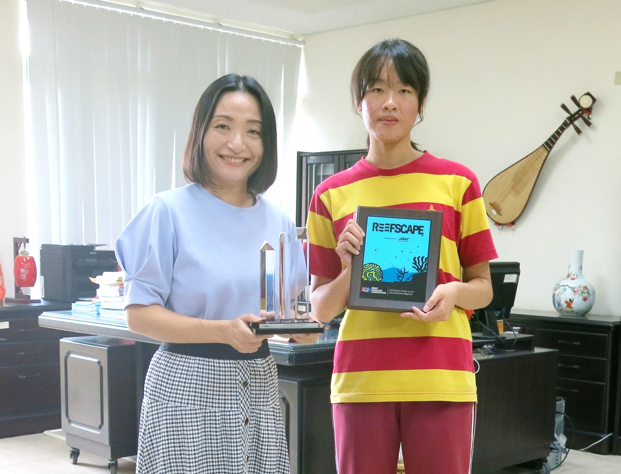「Googirl」奪FRC機器人大賽全明星新秀獎 華中蘇微鈞國際賽場耀光芒